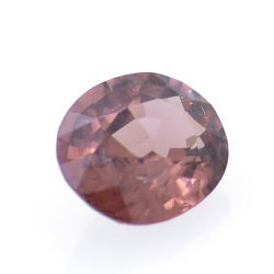 1.01ct Zircone Rosa Faccettato Ovale