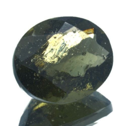 2.92ct.Moldavite Oval Cut