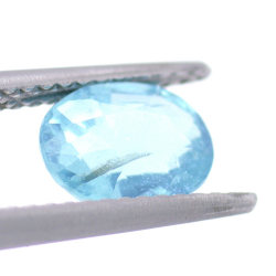 1.34ct Blue Apatite Oval Cut