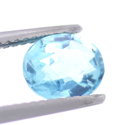 1.31ct Blue Apatite Oval Cut