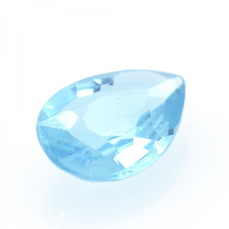 1.19ct Blue Apatite Pear Cut