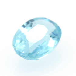 1.30ct Blue Apatite Oval Cut