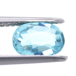 1.30ct Blue Apatite Oval Cut