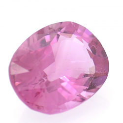 1,43 ct rosa Turmalin im Ovalschliff 8,27 x 6,33 mm