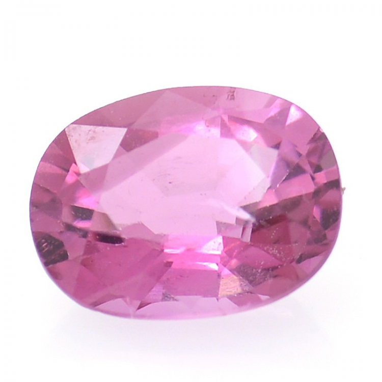 1,43 ct rosa Turmalin im Ovalschliff 8,27 x 6,33 mm