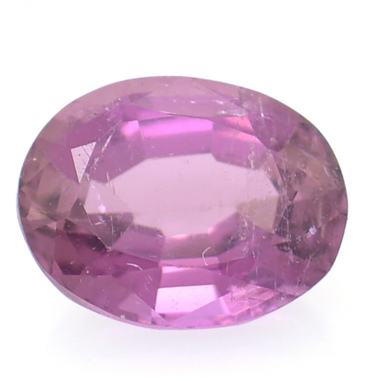 1.64ct Tourmaline Rose Taille Ovale 8.43x6.56mm