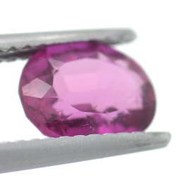 1.29ct Rosa Rubelit-Turmalin Oval Schnitt 7,76x5,97mm