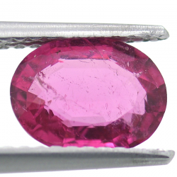 1.35ct Rosa Rubelit-Turmalin Oval Schnitt 8,41x6,54mm