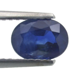 1,31 ct blauer Saphir im Ovalschliff, 6,1 x 4,9 mm