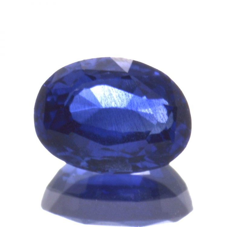 0.58ct Blue Sapphire Oval Cut 5.42x4.03mm