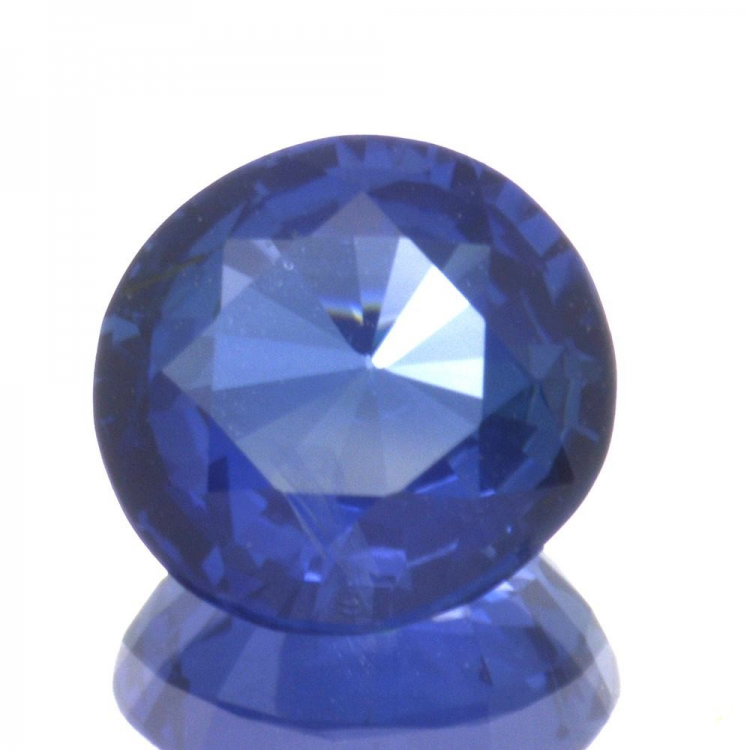 0,89 ct blauer Saphir im Ovalschliff 5,68 x 3,13 mm