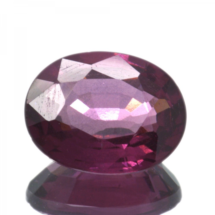 2.83ct Rhodolite Granat Oval Schnitt