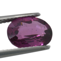 3.35ct Grenat Rhodolite Taille Ovale