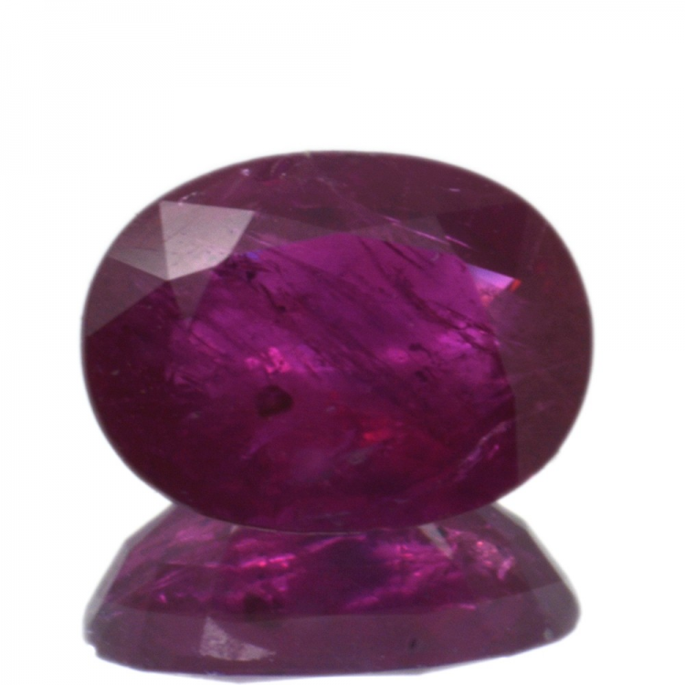 1.54ct Rubis Coupure Ovale