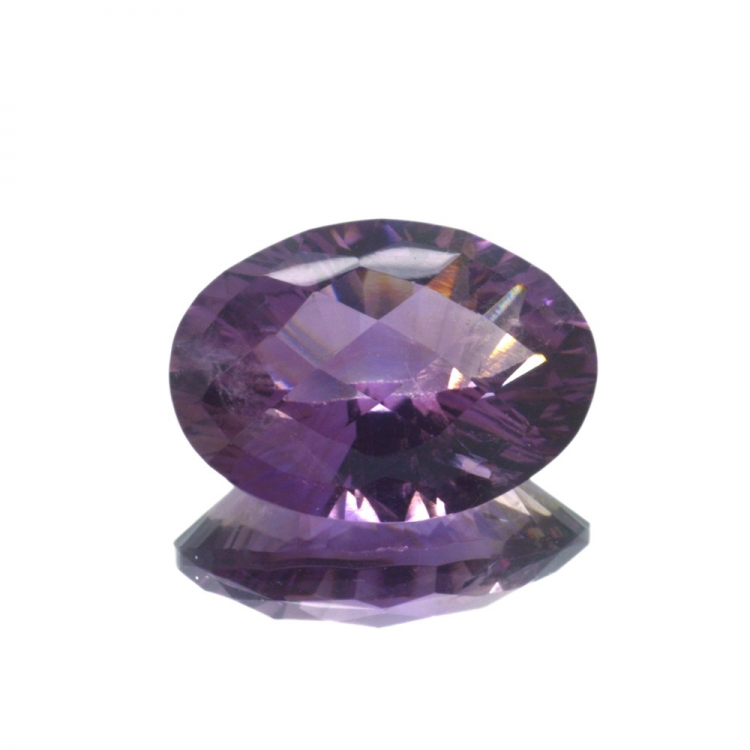 17.63ct Amethyst Oval Schnitt mit Schachbrett