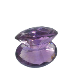 17.63ct Amethyst Oval Cut with Chessboard