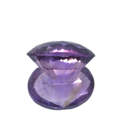 17.87ct Amethyst Oval Schnitt mit Schachbrett