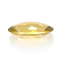 23.18ct Citrine Oval Concave Chessboard