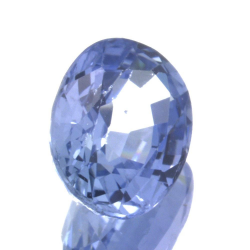 Taglio ovale in zaffiro blu da 1,11 ct, 6,94 x 5,16 mm