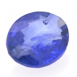 0.59ct Sapphire Oval Cut with Chessboard