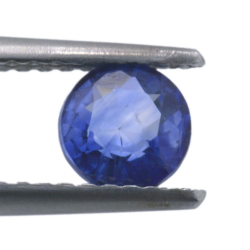 Zaffiro blu da 0,75 ct, taglio ovale, 5,29 x 2,75 mm