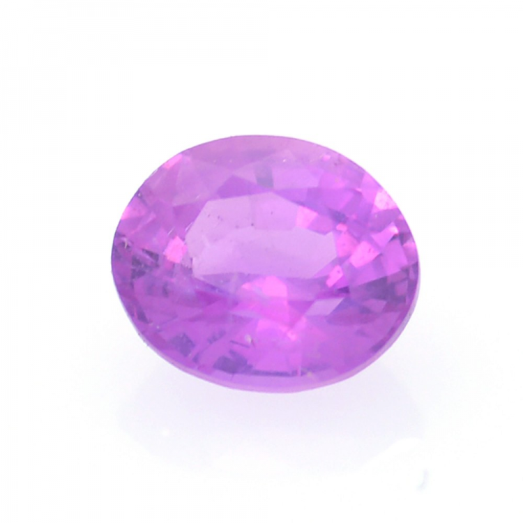 0.50ct Rosa Saphir Oval Schnitt 5,01x4,18mm