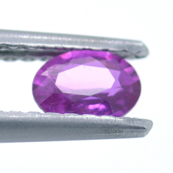 0.34ct Rosa Saphir Oval Schnitt 5,05x3,68mm