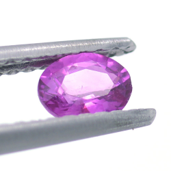 0.38ct Pink Sapphire Oval Cut 4,80x3,80mm