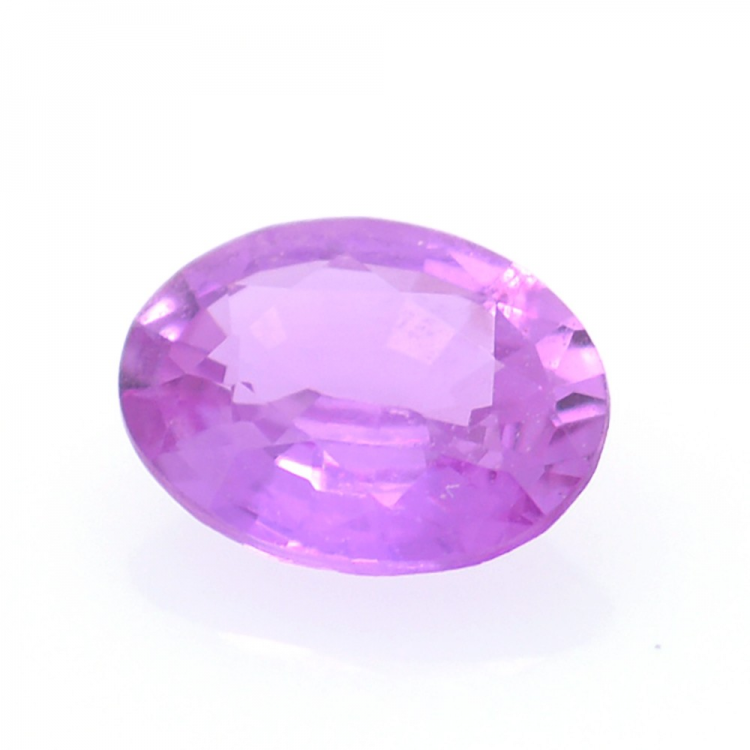 0.53ct Saphir Rose Taille Ovale 5,85x4,57mm