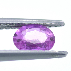 0.53ct Rosa Saphir Oval Schnitt 5,85x4,57mm