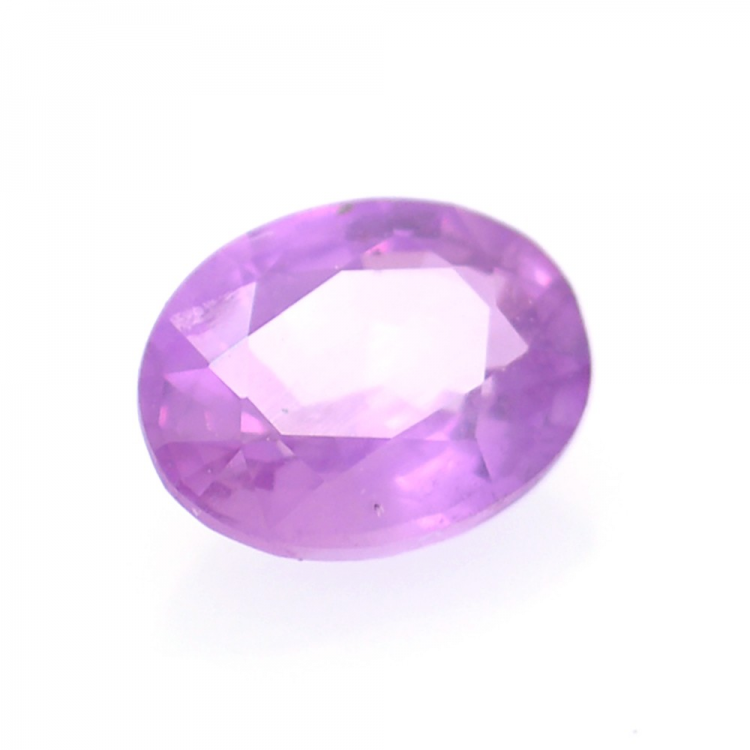 0.65ct Rosa Saphir Oval Schnitt 5,79x4,47mm