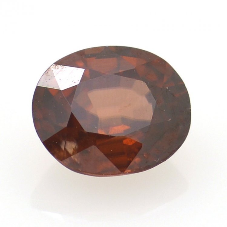 Zircon 1,76 ct taille ovale 7,23x6,12 mm