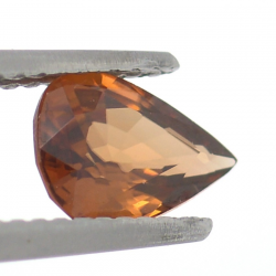 Zircon 1,26 ct taille poire 8,33x5,68 mm