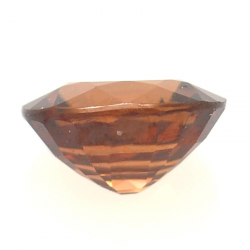 1,21 ct orangefarbener Zirkon im Ovalschliff 6,46 x 5,26 mm