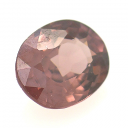 1.53ct Zircone Rosa Faccettato Ovale