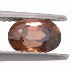 1.72ct Rosa Zirkon Oval Schnitt