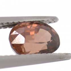 1.72ct Rosa Zirkon Oval Schnitt