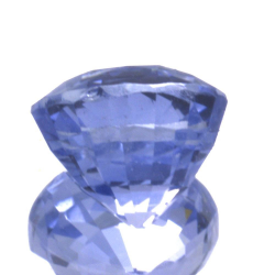 Saphir bleu 1,40 ct taille ovale 7,73x6,46 mm