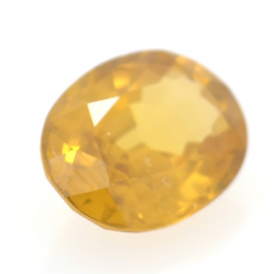 1.23ct Gelber Zirkon Oval Schnitt