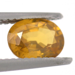 1.23ct Zircon Jaune Taille Ovale