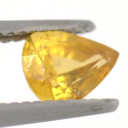 1.02ct Zircone Giallo Faccettato Goccia