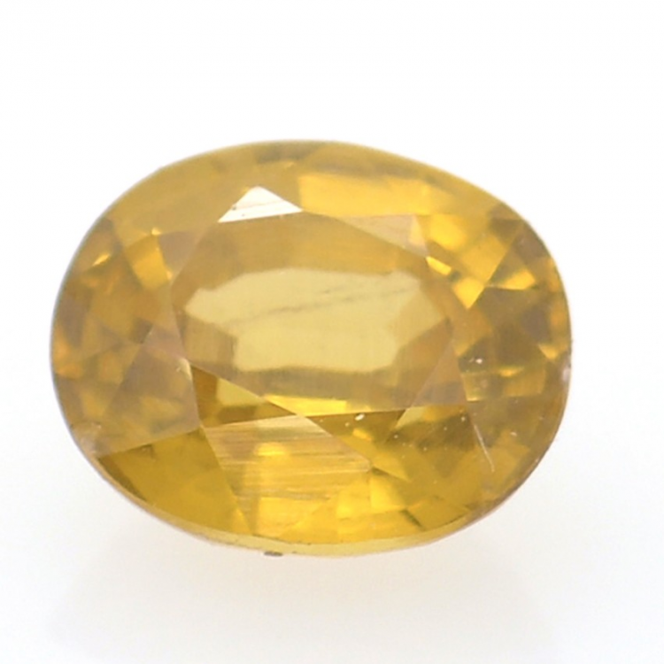 1.14ct Zircon Jaune Taille Ovale