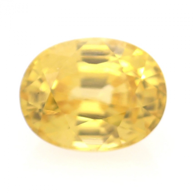 1.19ct Zircone Giallo Faccettato Ovale