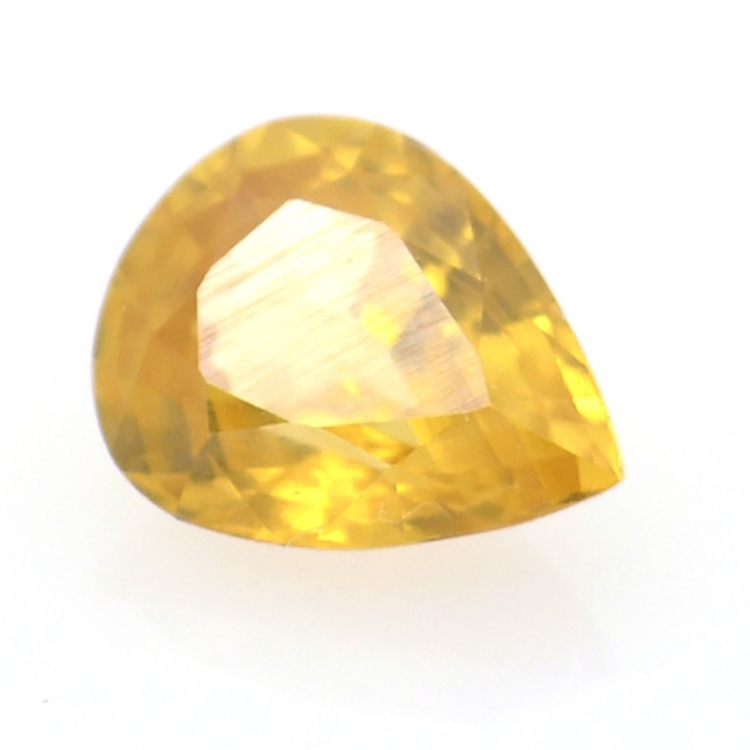 1.05ct Zircon Jaune Taille Poire