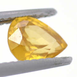 1.05ct Zircon Jaune Taille Poire