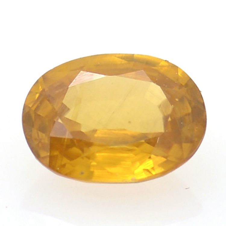 1.13ct Zircon Jaune Taille Ovale