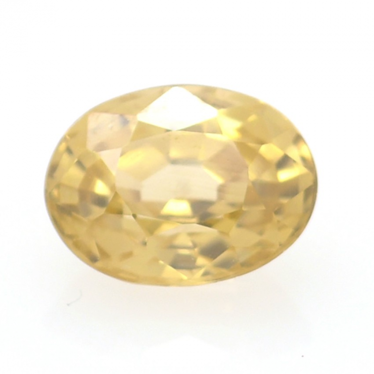 1.27ct Zircon Jaune Taille Ovale