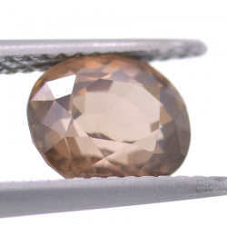 2.83ct Rosa Zirkon Oval Schnitt