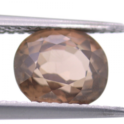 2.83ct Rosa Zirkon Oval Schnitt