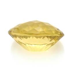 44.97ct Citrine Oval Concave Chessboard